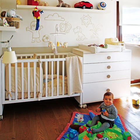 Wood, Product, Room, Yellow, Baby toys, Infant bed, Chest of drawers, Baby Products, Interior design, Drawer, 