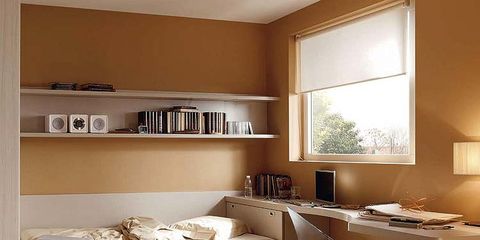 Room, Interior design, Wall, Floor, Home, Shelving, Shelf, Interior design, House, Grey, 