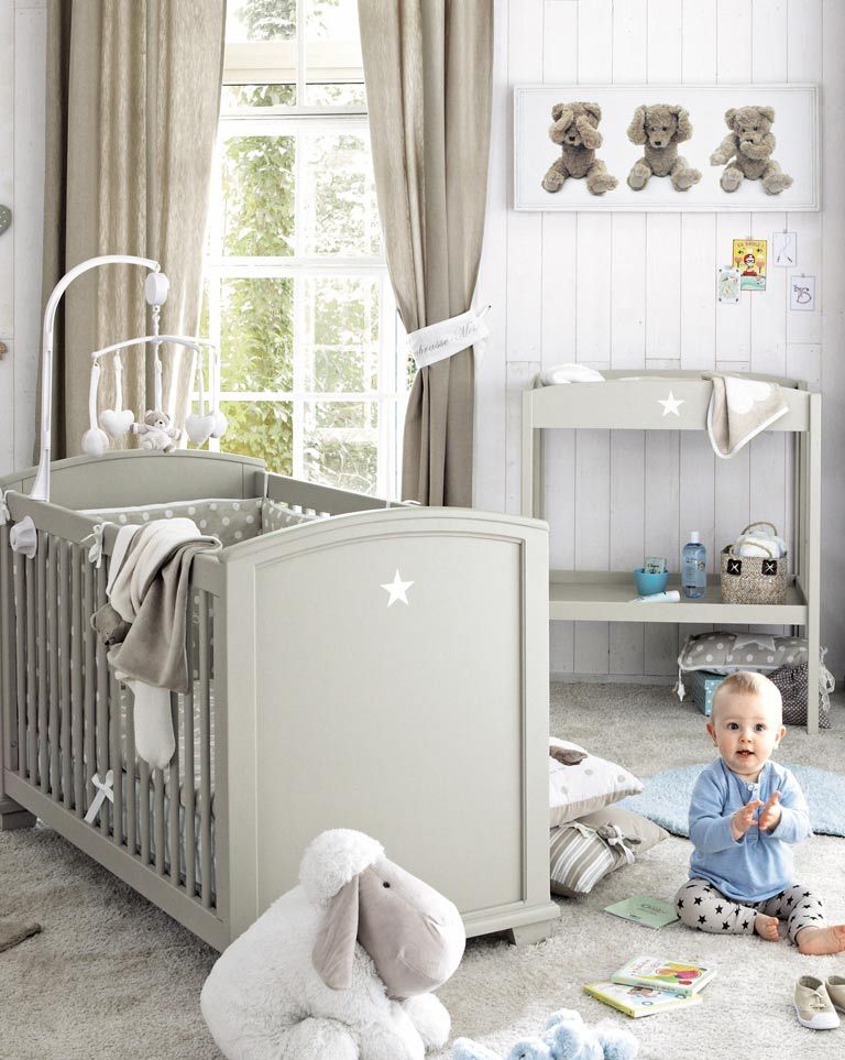 Cambiador de bebé perpendicular - Cambiador de pañales para bebé para cómoda  Colores GRIS