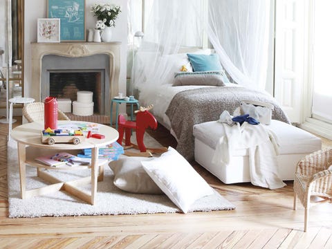 Blue, Room, Interior design, Home, Textile, Floor, Furniture, Living room, Wall, Flooring, 
