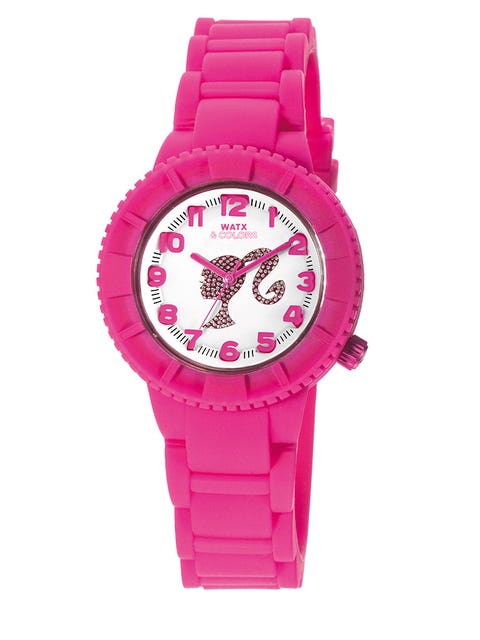 Analog watch, Product, Watch, Wrist, Magenta, Red, Pink, Fashion accessory, Glass, Watch accessory, 
