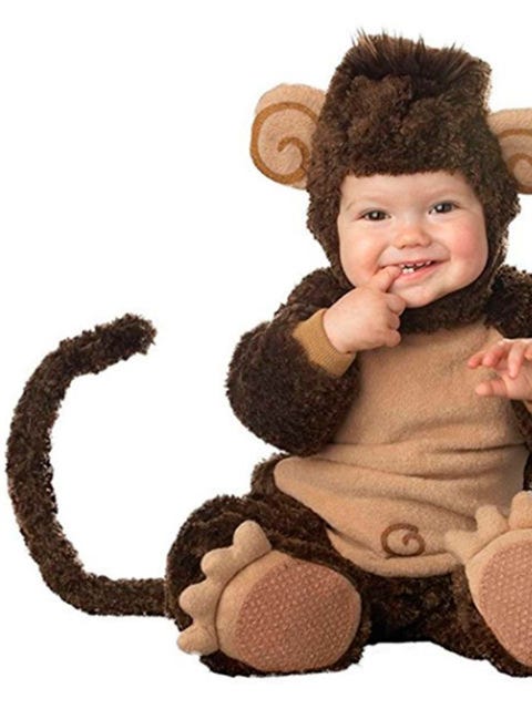 Child, Toddler, Brown, Toy, Baby, Fur, Stuffed toy, Baby toys, Smile, Costume accessory, 