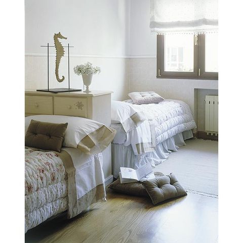 Bed, Room, Interior design, Floor, Wood, Bedding, Wall, Property, Flooring, Textile, 