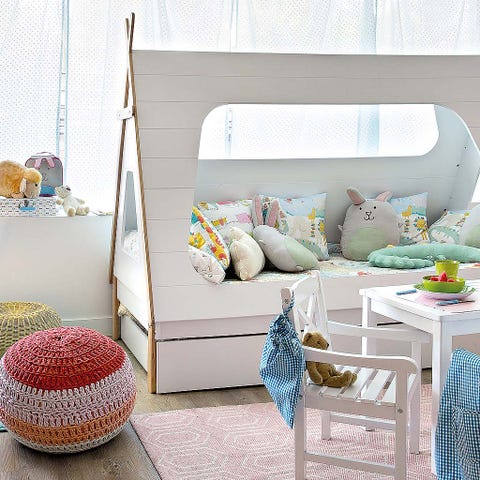 Blue, Room, Textile, Interior design, Furniture, Teal, Turquoise, Pink, Aqua, Wall, 