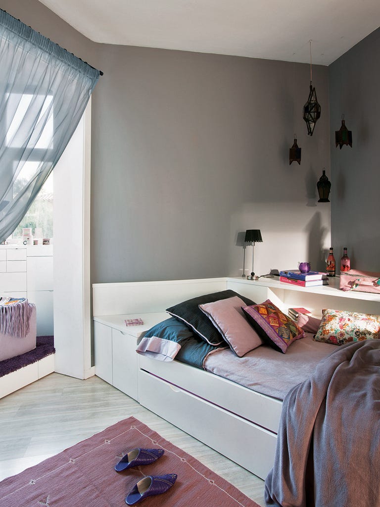 un dormitorio chic para una niÑa