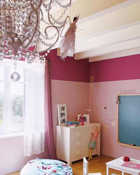 Room, Interior design, Wall, Ceiling, Pink, Home, Interior design, Window treatment, House, Molding, 