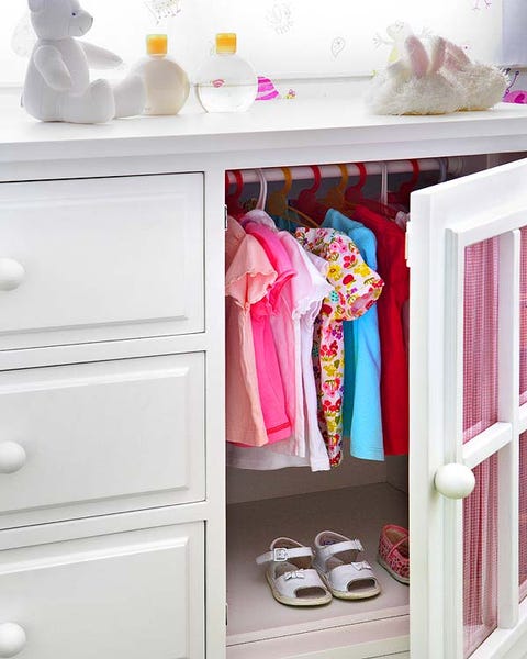 Room, White, Pink, Drawer, Cabinetry, Shelving, Grey, Magenta, Serveware, Chest of drawers, 