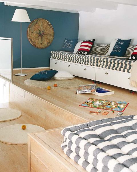 Blue, Room, Interior design, Floor, Wall, Flooring, Textile, Home, Living room, Interior design, 