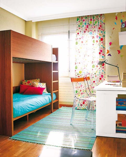 Room, Interior design, Green, Floor, Bed, Textile, Flooring, Wall, Furniture, Linens, 