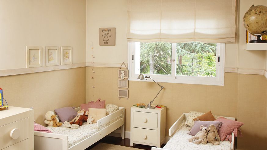 Zócalos que protegen las paredes en las habitaciones infantiles - Foto 1