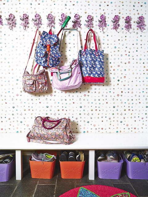 Bag, Pattern, Purple, Shoulder bag, Creative arts, Home accessories, Craft, Needlework, Stitch, Pattern, 