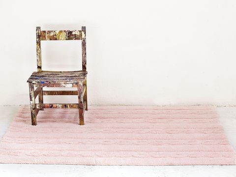 alfombra infantil rosa