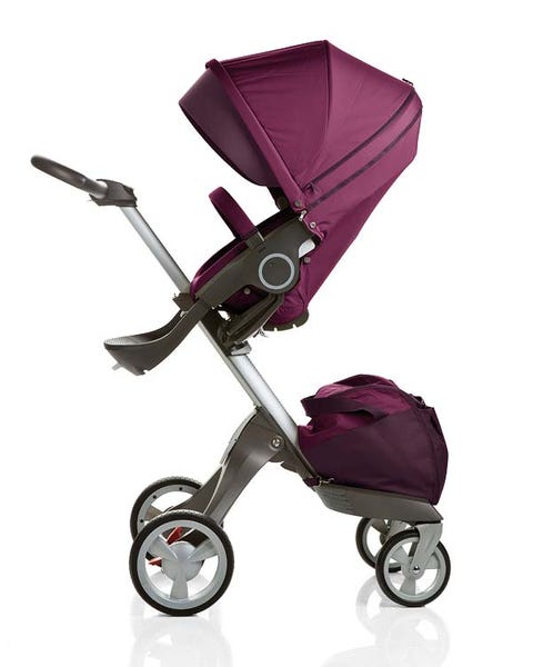 Product, Baby carriage, Baby Products, Purple, Magenta, Violet, Musical instrument accessory, Rolling, Silver, Strap, 