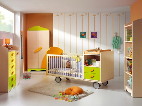 Product, Room, Interior design, Nursery, Baby Products, Baby toys, Infant bed, Shelf, Shelving, Bed frame, 
