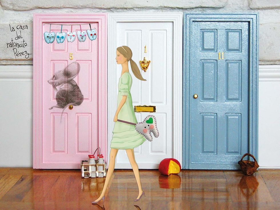 La puerta mágica del ratoncito Pérez (Azul) - Amelia