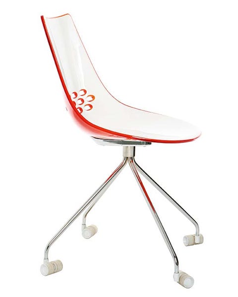 Product, Red, White, Chair, Line, Comfort, Carmine, Musical instrument accessory, Beige, Material property, 