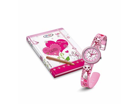 Magenta, Pink, Purple, Violet, Heart, Fruit, Paper product, Analog watch, Symbol, Body jewelry, 