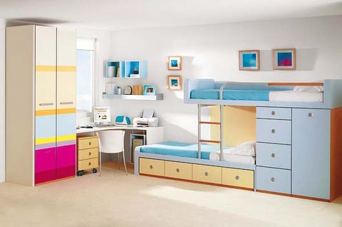 Blue, Room, Interior design, Drawer, Floor, Wall, Furniture, Cabinetry, Teal, Home, 