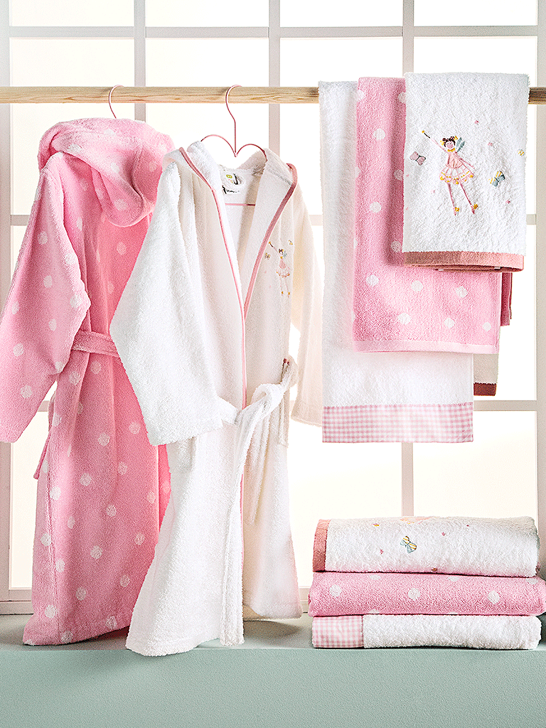 Textile, Pink, Clothes hanger, Pattern, Magenta, Linens, Home accessories, Creative arts, Peach, Visual arts, 