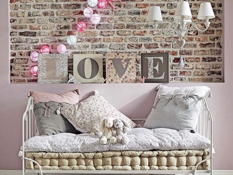 Brown, Room, Interior design, Wall, Pink, Cushion, Living room, Interior design, Pillow, Grey, 