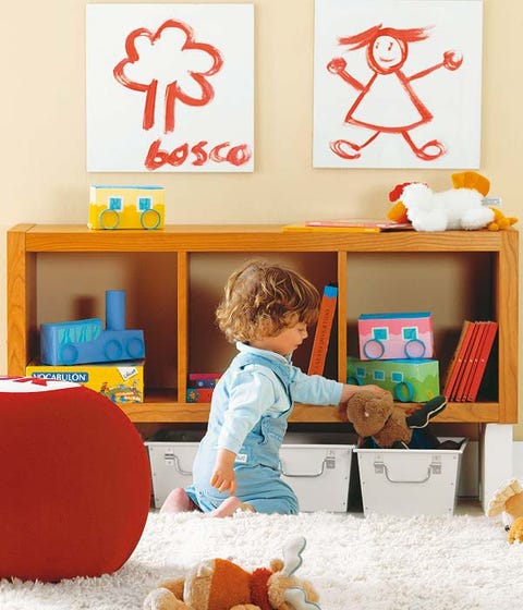 Room, Toy, Interior design, Baby toys, Shelving, Stuffed toy, Shelf, Interior design, Doll, Wall sticker, 