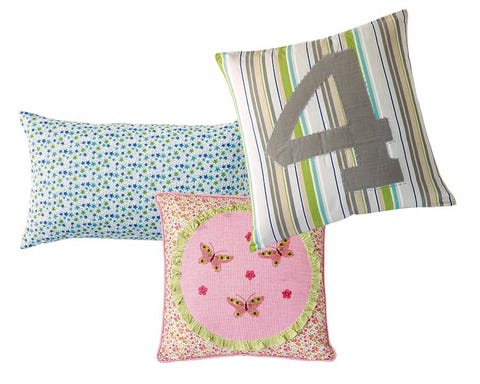 Textile, Cushion, Pattern, Pillow, Throw pillow, Home accessories, Linens, Peach, Creative arts, Embroidery, 