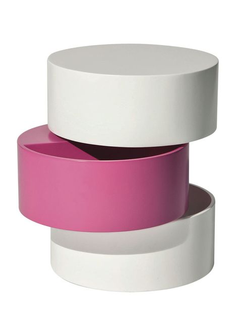 Product, Pink, Magenta, Metal, Lavender, Material property, Circle, Cylinder, Silver, Steel, 