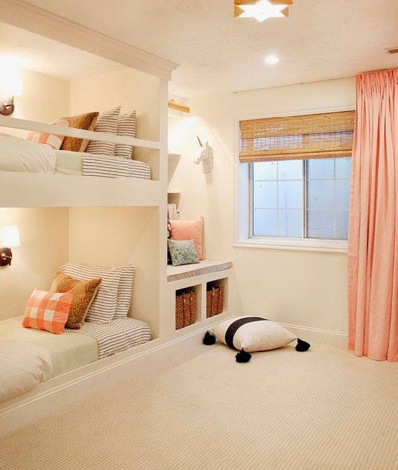 Room, Bedroom, Furniture, Interior design, Ceiling, Property, Bed, Wall, Floor, Bed sheet, 