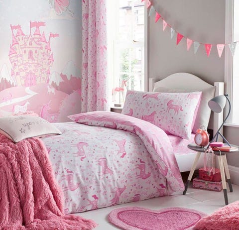 ¡Pon unicornios en su dormitorio!