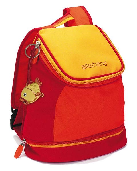 Yellow, Red, Orange, Bag, Maroon, Costume accessory, Luggage and bags, Backpack, Coquelicot, Shoulder bag, 