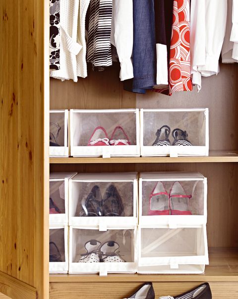 Cómo ordenar los bolsos y los zapatos - en casa