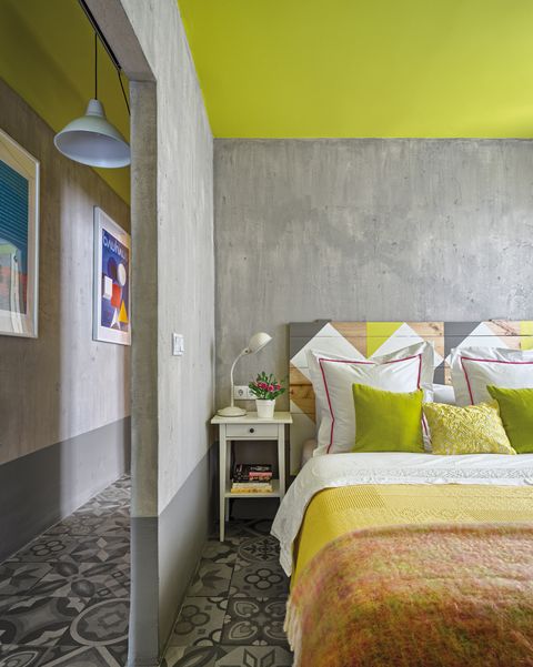 Autorizar tarta Fácil de suceder Color en el dormitorio: diez ejemplos - Decorar con color