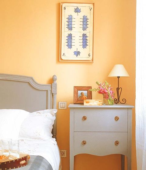Room, Yellow, Interior design, Wood, Wall, Textile, Chest of drawers, Drawer, Furniture, Home, 