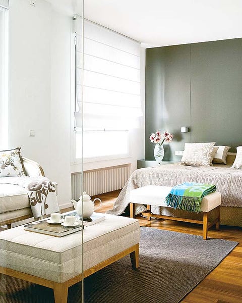 Room, Interior design, Floor, Furniture, Wall, Flooring, Table, Home, Living room, Linens, 