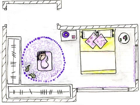 White, Purple, Line, Rectangle, Parallel, Lavender, Magenta, Plan, Diagram, Circle, 