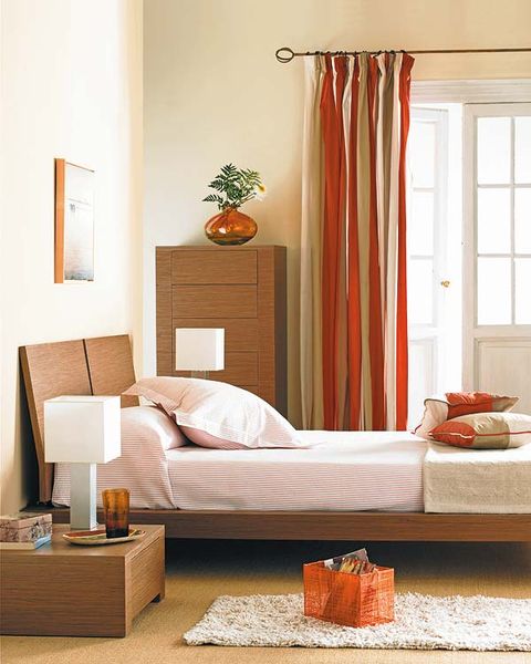 Wood, Room, Interior design, Window, Wall, Textile, Orange, Home, Living room, Interior design, 