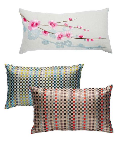 Blue, Throw pillow, Cushion, Pillow, Textile, Pink, Aqua, Interior design, Turquoise, Home accessories, 