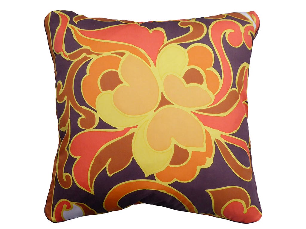 Brown, Yellow, Orange, Cushion, Throw pillow, Pillow, Home accessories, Rectangle, Linens, Peach, 