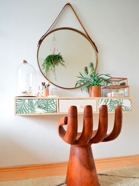 Flowerpot, Shelf, Room, Tree, Plant, Houseplant, Hand, Table, Cactus, Furniture, 