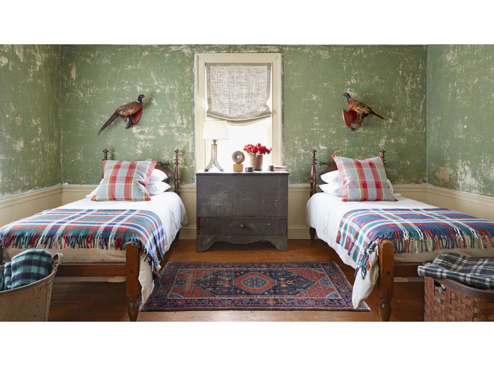 Dormitorio con dos camas