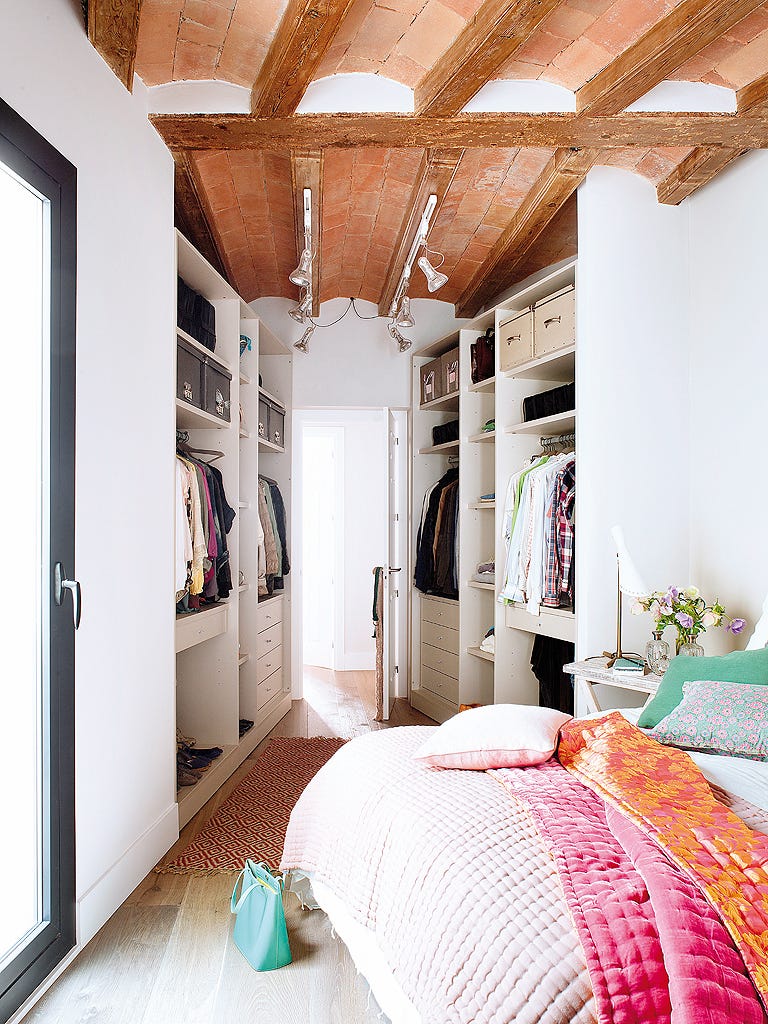 vestidor en el dormitorio
