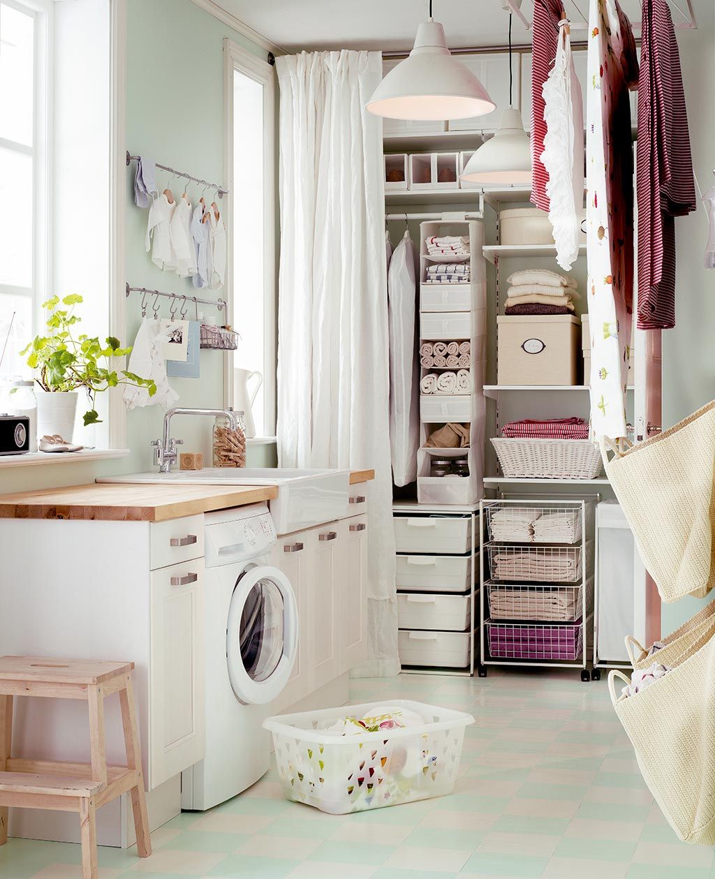 Zona de lavandería: cómo aprovechar el espacio, Cocinas Santos