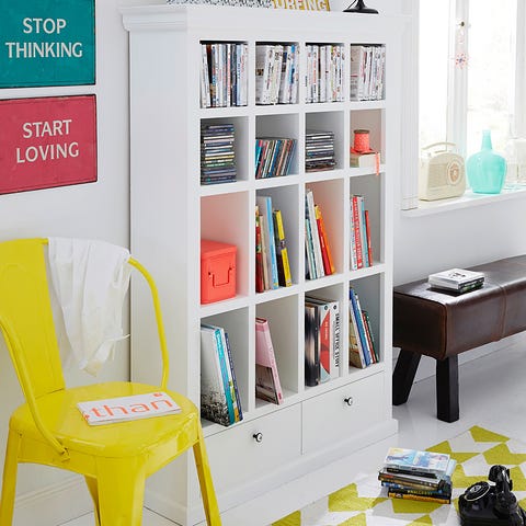 Room, Interior design, Shelving, Furniture, Shelf, Wall, Publication, Bookcase, Collection, Interior design, 