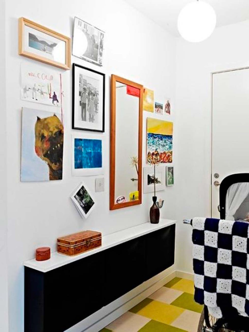 Room, Interior design, Wall, Furniture, Design, Building, Art, Visual arts, Living room, Flooring, 