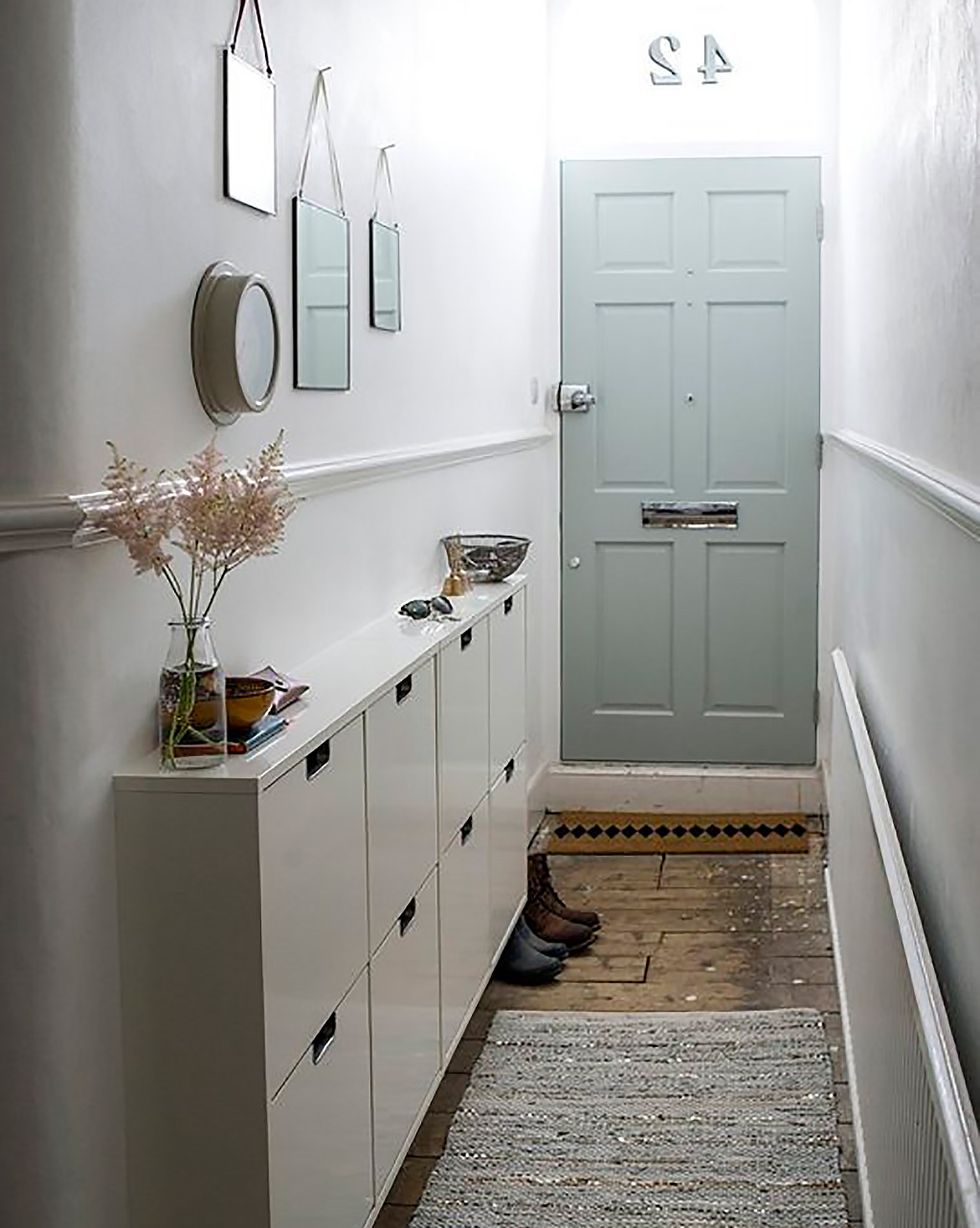 Ideas de decoración de pasillos modernos con estantes de IKEA vistas en  Pinterest