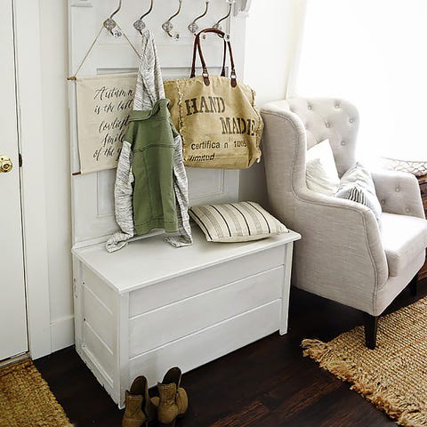 Room, Flooring, Floor, Interior design, Clothes hanger, Grey, Beige, Door, Interior design, Home, 