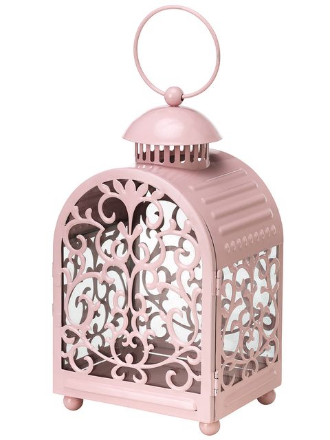 Product, Pink, Peach, Bed frame, Metal, Iron, Bed, Cage, Home accessories, Silver, 