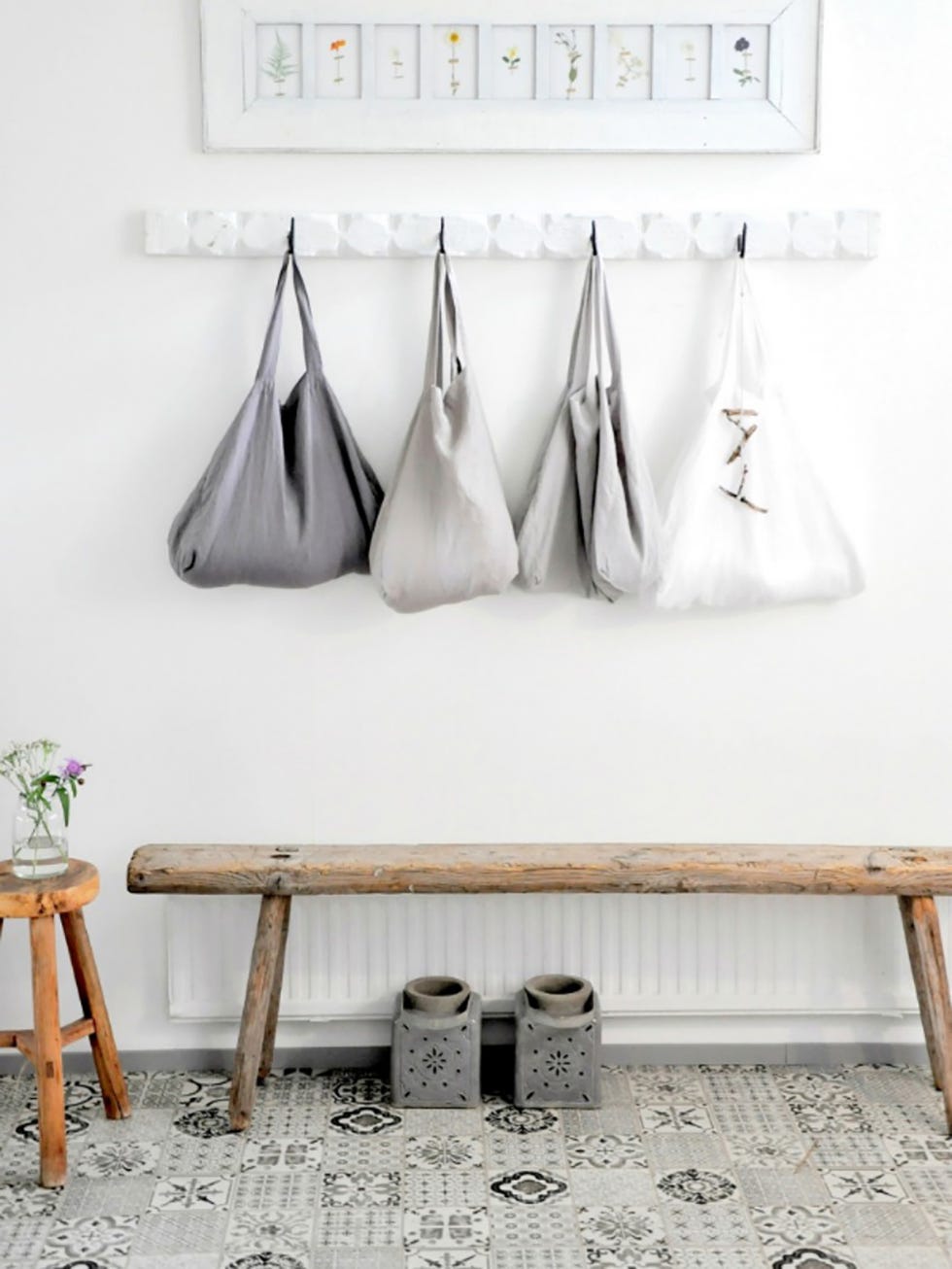Shelf, Furniture, Table, Room, Bench, Wall, Interior design, Shelving, Linens, Home accessories, 