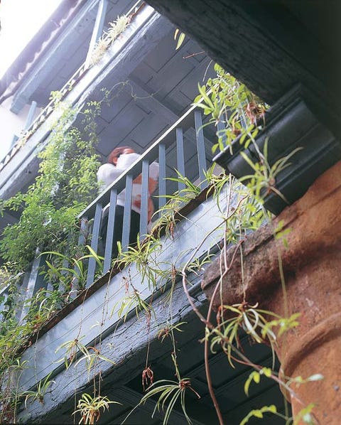House, Fixture, Balcony, Daylighting, Twig, Building material, Apartment, 