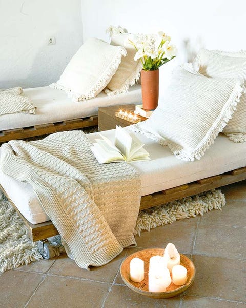 Flowerpot, White, Petal, Finger food, Cushion, Throw pillow, Linens, Cuisine, Beige, Pillow, 